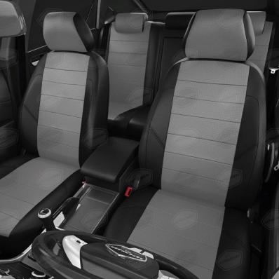 Чехлы на сидения Ford EcoSport (2014-2017) черно-серая экокожа Автолидер