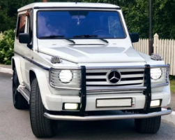 Дефлекторы окон (ветровики) Mercedes Benz G-klasse (W463) 3d 1990"EuroStandard" Кобра Тюнинг